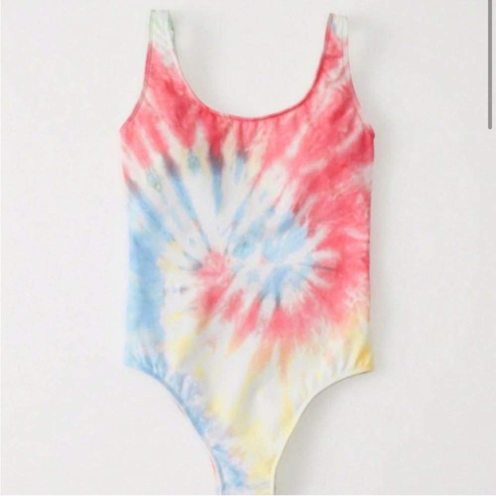 Abercrombie & Fitch Tie Dye One Piece Bathing Suit